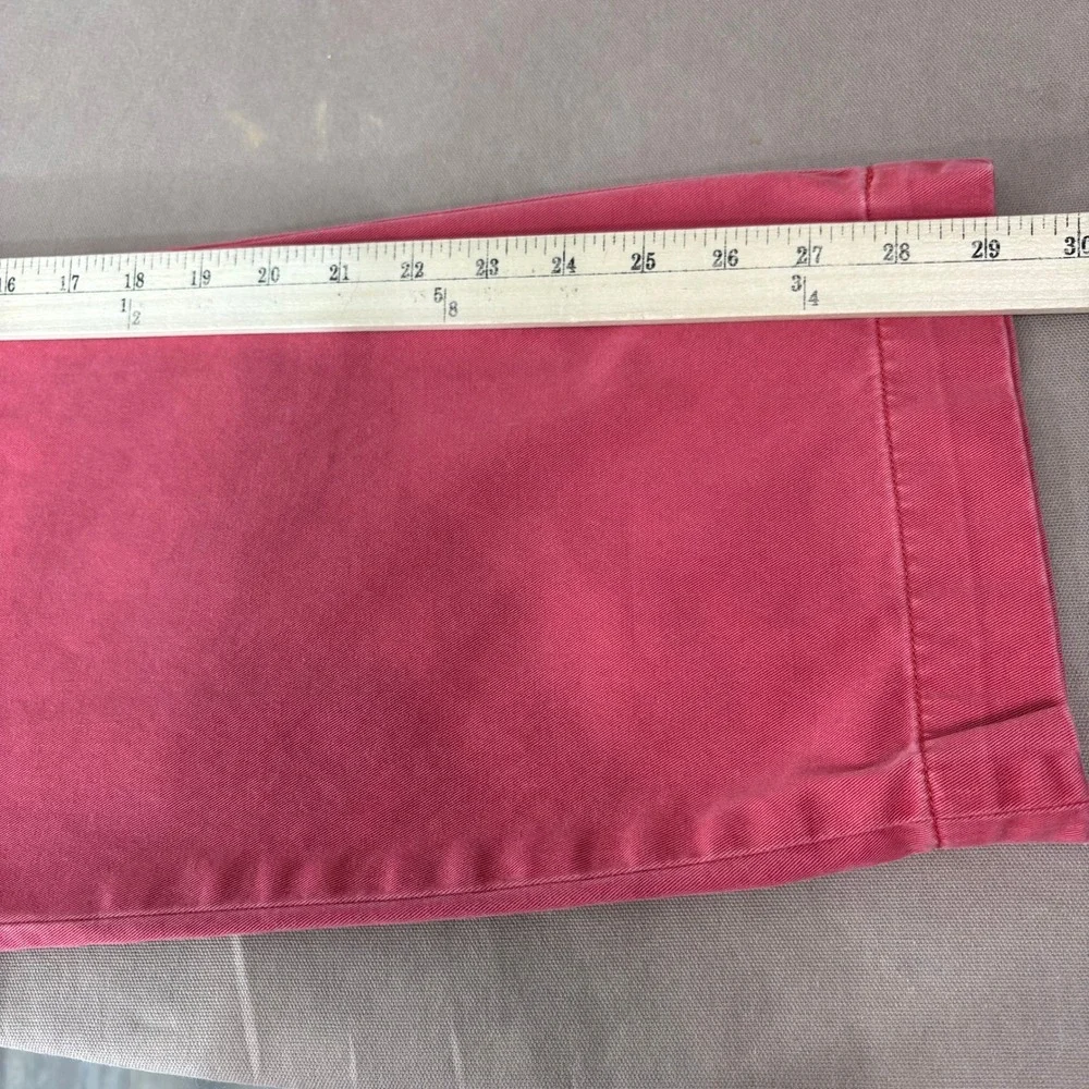 Polo Ralph Lauren Pants Mens 36x30‎ Pink Bedford Chino Classic Fit Cotton Twill